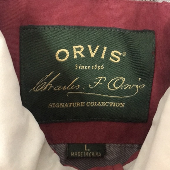 Orvis lightweight zip up nylon jacket with pockets size large - Picture 9 of 12